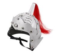 VALICLUD Ancient Knight Helmet Silver Costume for Roleplay and Stage Performances Historical Accuracy for Boys and Versatile Halloween and Photo Shoot Prop Enhancing Imaginative Play