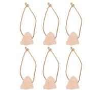 VALICLUD Animal Salt Lick Blocks 6pcs Natural Mineral Source Orange
