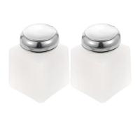 VALICLUD Anti-Static Alcohol Bottle Pump 2Pcs 100Ml Plastic Press Dispensing Bottles for Liquid Storage and Controlled Release Suitable for Nail Care and Personal Use