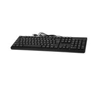 VALICLUD Arabic Wired USB Keyboard with Numeric Keypad for Gaming and Office, Full-Size Layout Compatible with PC and Laptop, Plug and Play Wired Keyboard for Professional and Casual Use