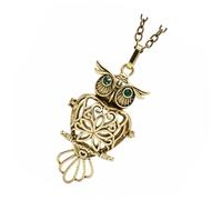 VALICLUD Aromatherapy Ball Necklace Owl Jewelry for Women Aromatherapy Necklace Diffuser Essential Oil Wearable Spiritual Halloween