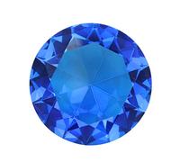 VALICLUD Artificial Diamond Ornament 3.15In Decorative Crystal Accent for Wedding Home Bridal Shower Party Clear Faux Diamond Decor