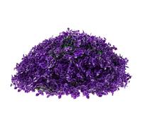 VALICLUD Artificial Eucalyptus Leaf Topiary Ball Hanging Decorative Plant Sphere for Indoor Outdoor Use Purple Blue Simulation Grass Orb for Home Garden Wedding Party Accents