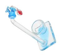 VALICLUD Artificial Fish Tank Prop Floating Aquarium Ornament Mini Fish Bowl Desk Decor for Office Home Tabletop Display