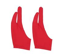 VALICLUD Artist Two Finger Glove Set Drawing Glove for Sketch Comfortable Spandex Finger Stall for Tablets