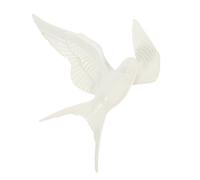 VALICLUD Artistic Bird Wall Hanging Craft Nordic Style Wall Decor Sculpture for Living Bedroom Study Premium Texture Easy Installation Home and Hotel Ornament