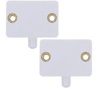 VALICLUD Automatic Door Switch Supports Long Time Using White Plastic 2pcs Controls Lights for Closet Lights and Kitchen for Cupboard and Pantry