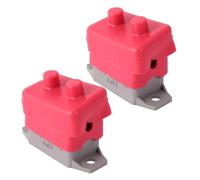 VALICLUD Automatic Reset 12V/24V Circuit Breaker for Car Truck Boat with Red Protective Cover 30A Bolt Circuit Breaker 2pcs for Vehicle Electrical Safety