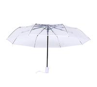 VALICLUD Folding Umbrella Automatic Transparent Umbrella Auto Open Foldable Umbrella Clear