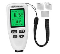 VALICLUD Automotive Coating Thickness Gauge with Backlight White Paint Depth Gauge for Car Digital Auto Car Paint Meter without Battery for Vehicle Inspection