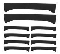 VALICLUD Axe Chop Wood Protective Head Covers Black 10pcs Plastic Sheaths for Camping and Outdoor Adventures Flexible Design