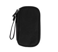 VALICLUD Bag for Data Cables Electronics Accessories Pouch Fashionable Simple Portable Practical Polyester Oxford Cloth Storage Bag for Home Use and Vacation Black