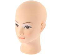 VALICLUD Bald Mannequin Head for Wigs Making Display Hair Practice Head for Cosmetology for Hats Accessories and Makeup Training
