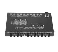 VALICLUD Band Car Equalizer for Vehicle Audio Systems Adjustable Graphic Eq with Compact Metal Design Precise Sound Tuning for Enhanced Car Stereo Performance