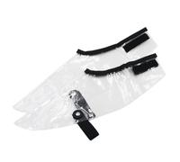 VALICLUD Barber Shoes Covers Transparent Large Hair Stylist Shoe Protector Cloaks for Hairdressing Anti-Hair Breakage Salon Footwear Cover for Haircut and Dye Use