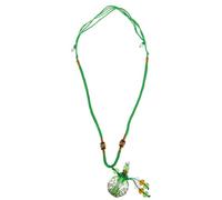 VALICLUD Baroque Glass Essential Oil Necklace Elegant Aromatherapy Pendant for Women Stylish Irish Festival Diffuser Jewelry with Unique Design for Daily Work Travel