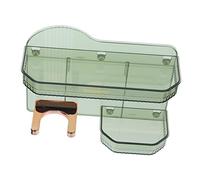 VALICLUD Bathroom Decorative Soap Shelf Suction Bath Shelf Wall Storage Basket Home Bathroom Storage Stand Self-adhesive Wall Rack Hair Dryer Hook