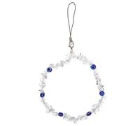 VALICLUD Beaded Phone Wrist Strap Halloween Season Anti-lost Crystal Charm | Natural Stone and Acrylic Mix, Hands-free Carry for Purses, Office Use, Concerts and Events