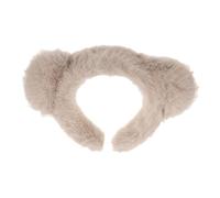 VALICLUD Bear Ear Plush Hairband for Women and Girls Washing Headband Khaki Cute Ears Design for Skincare and Makeup for Daily Wear and Parties