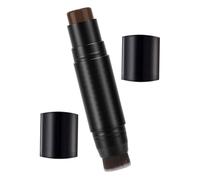 VALICLUD Beard Shaping Concealer and Filler Stick Large Size Deep Brown 2-in-1 Beard Thickener Tool for Men Professional Facial Hair Filling Grooming in