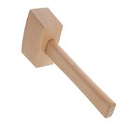 VALICLUD Beechwood Mallet Hammer for Wood Carving and Leather Craft Handcrafted Multiuse Woodworking Tool for DIY Projects Precision-Carved Large Wood Hammer for Crafts