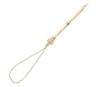 VALICLUD Bible Pointer Tool for Torah Reading Lightweight Metal Finger Pointer with Chain Jewish Scripture Reading Assistant for Adults Crown Head