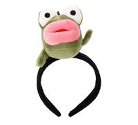 VALICLUD Big Mouth Frog Headband Novelty Party Dress up Cosplay Frog Headwear Clasp Festival Hair Accessory Makeup Face-washing Hair Hoop Party Favors