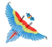 VALICLUD Bird-Wings-Costume for Kids Felt Feathered Eagle Parrot Owl Dress-up Cape Wings Animal Role Play Costume Eye Mask for Boys Girls Halloween Party Favors Blue