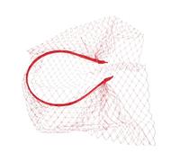 VALICLUD Birdcage Veil Headband Rhinestone Mesh Netting Face Covering for Women Wedding Cocktail Party Roaring Themed Event