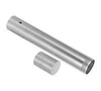 VALICLUD Birth Certificate Fireproof Document Tube Stainless Steel Storage Container for Baptism and Marriage Certificates with Waterproof Construction