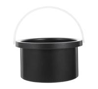 VALICLUD Black Aluminium Wax Melting Pot Inner Bowl with Handle for Hair Removal Wax Warmers, High Efficient Replacement Part for Waxing Machines