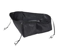 VALICLUD Black Slow Feeding Hay Bag for Horses and Goats Made of Sturdy 1000d Nets and Nylon, Preventing Bites and Wear, Suitable for Stable and Trailer Use