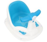 VALICLUD Blue Bath Seat with Comfortable Support and Suction Cup Stability, Made of Sturdy Pp and TPE Materials, Suitable for Babies and Aged 6 to 12 Months for Safe Bath Time