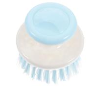 VALICLUD Blue Kitchen Dish Brush with Handle, Sturdy Bristles and Oil-proof Pp Material, Palm Brush for Cleaning Floors and Tiles in Garage Or Laundry Room