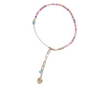 VALICLUD Bohemian Pearl Necklace with Beads Stylish Neck Chain Jewelry for Women Accessory for Dresses Shirts and Sweaters Elegant Handmade Design