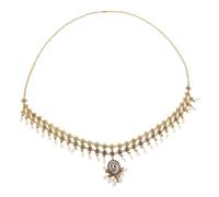 VALICLUD Boho Ethnic Geometric Rhinestone Waist Chain Belt with Sparkling Tassels Lightweight Hypoallergenic Belly Body Jewelry for Dance Festivals and Retro Fashion Accessories