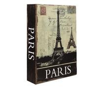 VALICLUD Book Shaped Diversion Safe with Combination Lock, Vintage Fake Book Box Storage Organizer for Jewelry, Keys, and Valuables, Hidden Security Box for Home and Office