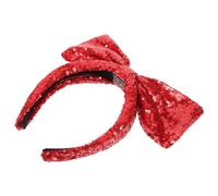 VALICLUD Bow Headband Sequin Headband for Women Sequin and Bow for Wedding Guest Festival Occasions Hair Accessories for Adult Women