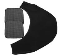 VALICLUD Bowling Ball Care Set 3pcs with Black Polyester Deep Cleaning Cloths and Reusable Bowling Accessories Bag for Family Fun Centers and Recreational Play