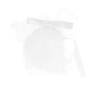 VALICLUD Boy Girl Lace Wedding Veil for Girls Elegant First Communion Headpiece Two Layers White Tulle Flower Girl Veil Bowknot for Weddings Baptism and Special Occasions