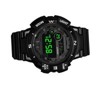 VALICLUD Boys and Girls Watch Student Strap Watch for Men with Luminous Design Adjustable Strap Black Finish for Holiday Use