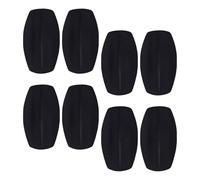 VALICLUD Bra Strap Cushions Soft 8pcs Black Silicone with Anti-slip and Skin Friendly Features Bra Strap Comfort Pads Classic Versatile Shoulder for Women’s Daily Wear and Work