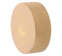 VALICLUD Brass Calligraphy Art Tool Paperweight for Home and Office, Heavy round Paper Weight Traditional Chinese Design, Elegant and Versatile for Writers and Artists