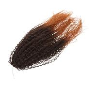 VALICLUD Brazilian Wave Afro Curly Braiding Hair Extensions Heat Resistant High-temperature Synthetic Fiber Textured Water Wave Crochet Hair for African Festivals and Natural Look Afro
