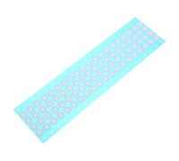 VALICLUD Breathable Eptfe Microporous Filter Membrane for Mushroom Culture Bags 16×8Mm Blue Base 80pcs Sterile Jar Lid Filter Pads for Mycology Bottle Filtration