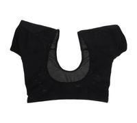 VALICLUD Breathable Underarm Sweat Vest for Women Black Mesh Cotton Sweat Protector Thin Washable Sweatproof Undershirt L for Daily Use