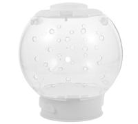 VALICLUD Breathable White Abs Space Helmet Pet Head Cover Anti-biting Fashionable Adorable Protective Helmet for Cat and Dog Surgery and Activities