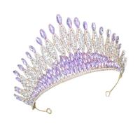 VALICLUD Bridal Crown Headband for Women Dazzling Rhinestone Wedding Tiara Unique Design for Prom Birthday and Special Occasions Versatile Hair Accessory for Brides and Parties