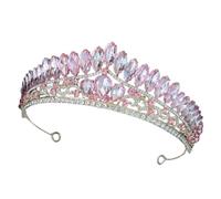 VALICLUD Bridal Crown Headband with Dazzling Rhinestones Comfortable Tiara for Wedding Prom and Parties Multi Occasion Accessory for Brides and Elegant Baroque Design