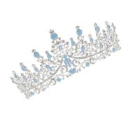 VALICLUD Bridal Rhinestone Crown Headband Sparkling Baroque Style Tiara for Weddings Parties and Special Occasions Comfortable and Eye Catching Decoration for Brides and Guests